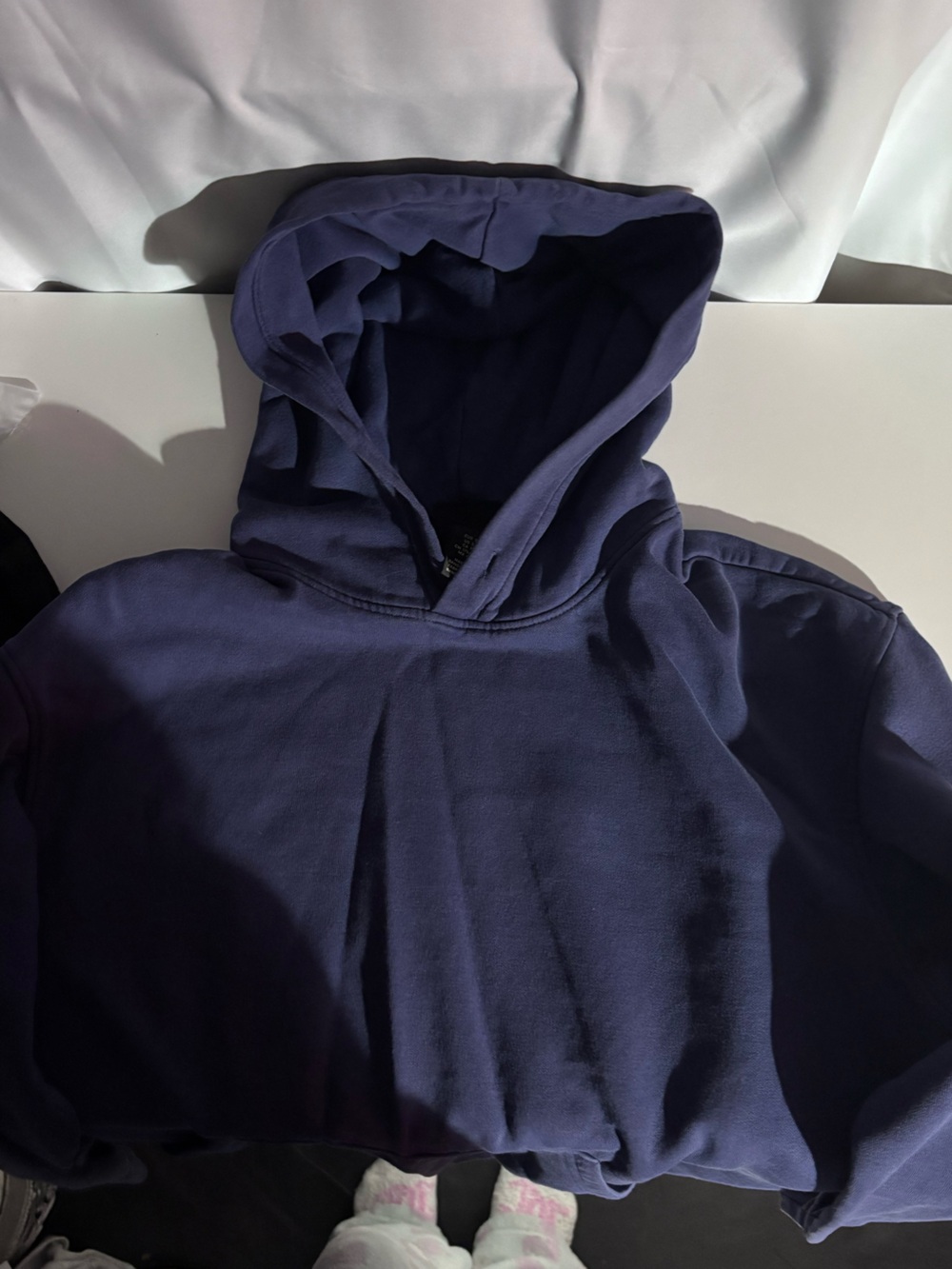 Aritzia Navy Blue Hoodie Sweatshirt